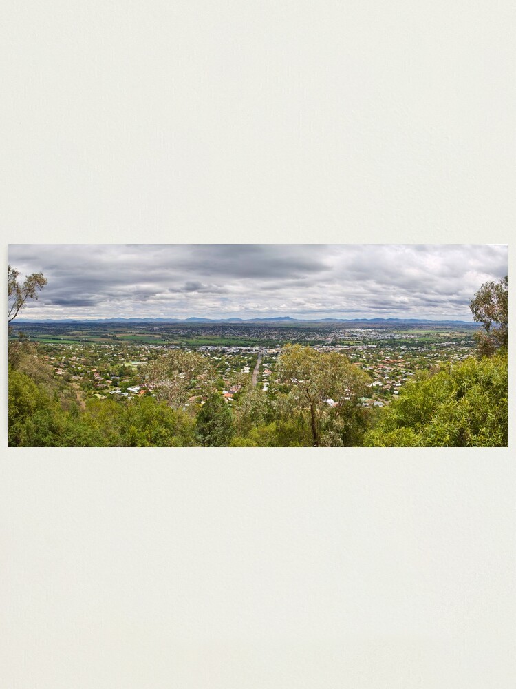 Alternate view of Tamworth from the Lookout Photographic Print
