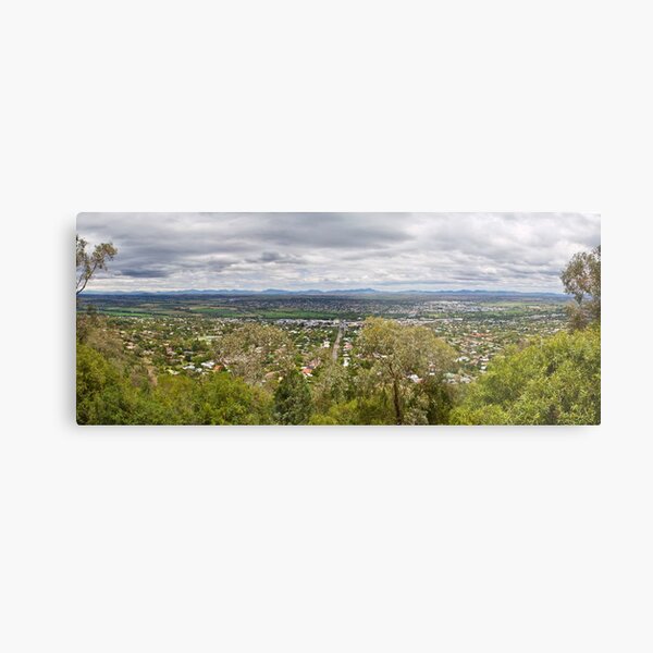 Tamworth from the Lookout Metal Print