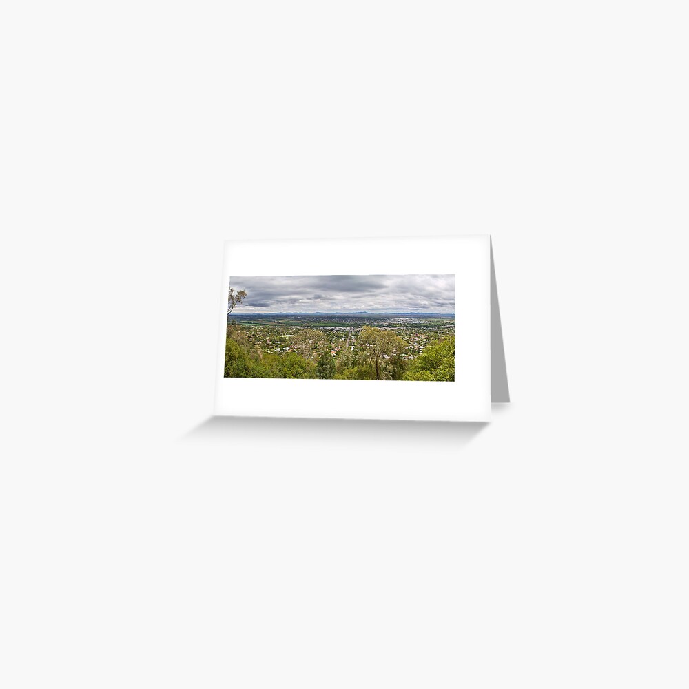 Tamworth from the Lookout Greeting Card