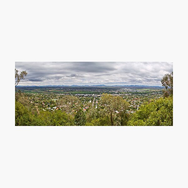 Tamworth from the Lookout Photographic Print