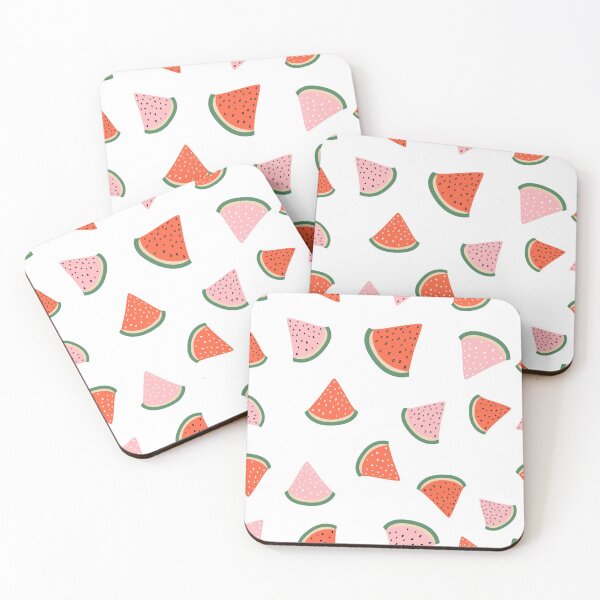 Item preview, Hand drawn pattern with red slice  of watermelon.  designed and sold by Eshka.