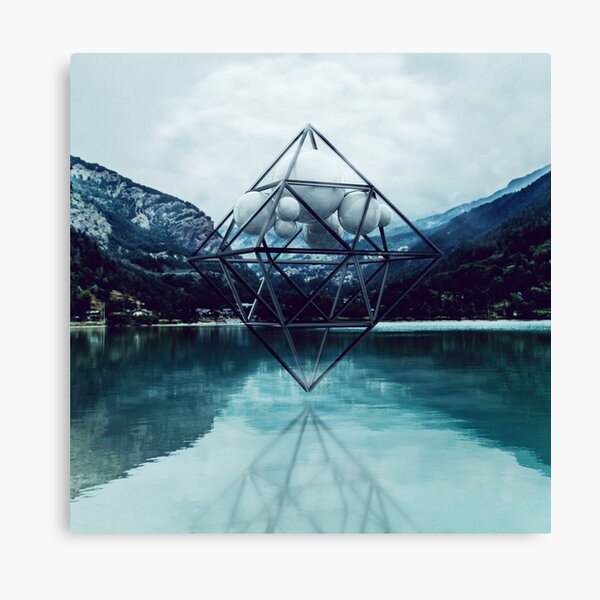 Above the lake Canvas Print
