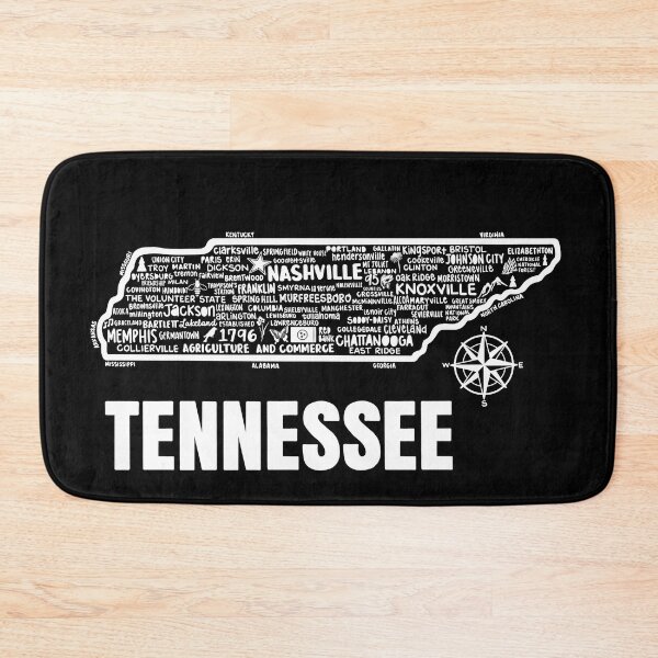 Item preview, Tennessee Map  designed and sold by fiberandgloss.