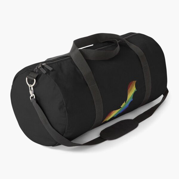 Rainbow Bat pride LGBT Duffle Bag