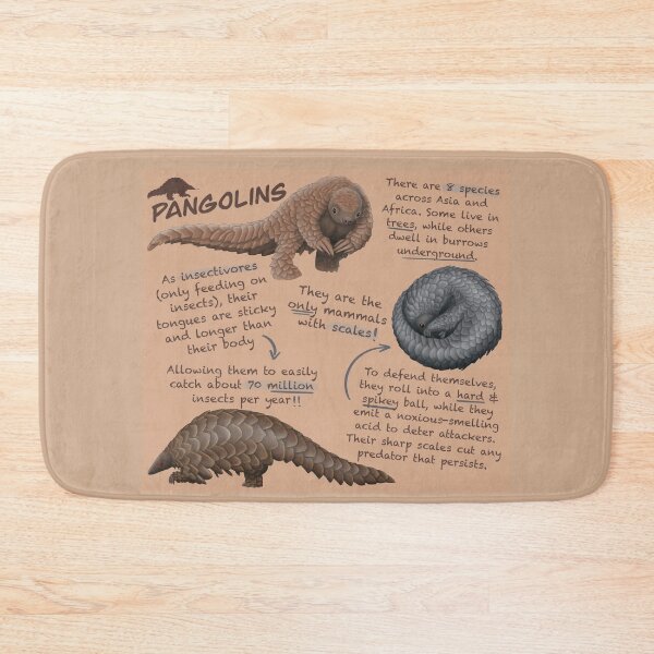 Artikelvorschau, Pangolins Fun Facts entworfen und verkauft von troyanthonyart.