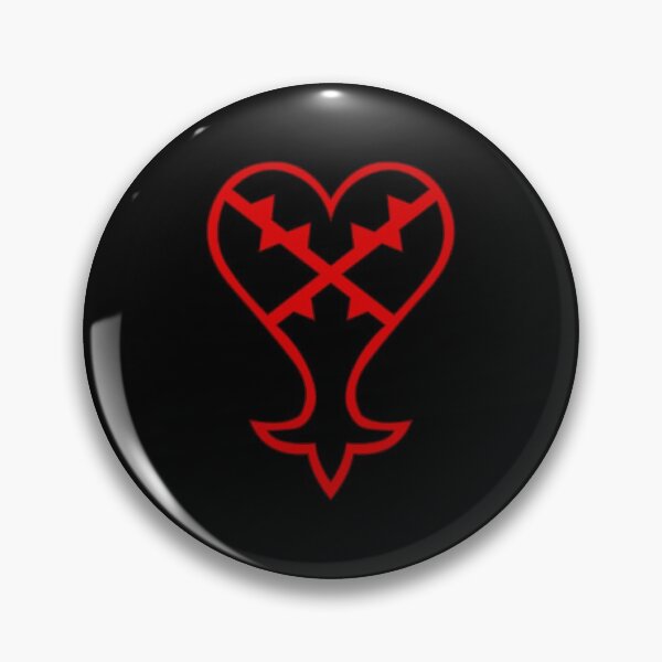 Kingdom Hearts Heartless Symbol - Graphic T-Shirt/Sticker/Travel Mug and more! Pin