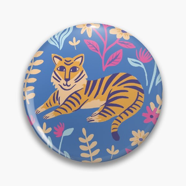 Item preview, Jungle Tiger - Blue designed and sold by Van Huynh.