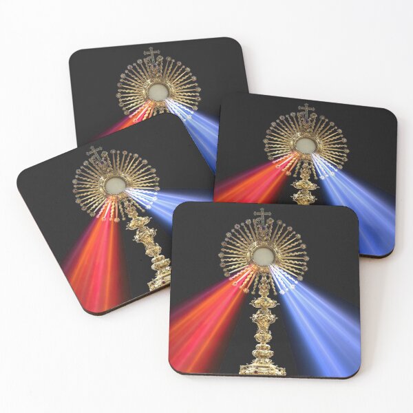 Item preview, Jesus Divine Mercy Eucharist Holy Host Mass Sacred Heart of Jesus Catholic Prayer 2010 designed and sold by hispanicworld.