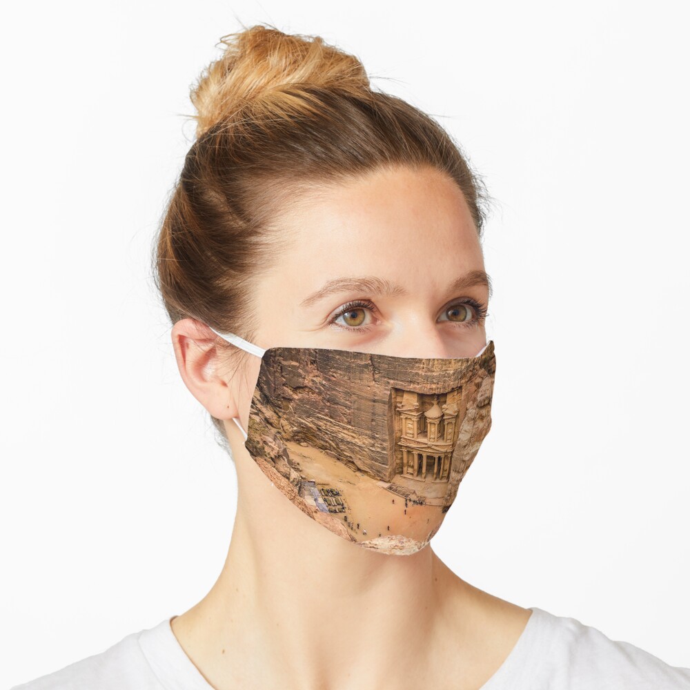 Petra, Jordan Face Mask: Wonders of the World Mask