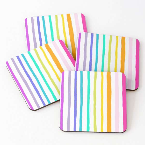 Item preview, Rainbow Stripes - Vertical designed and sold by latheandquill.