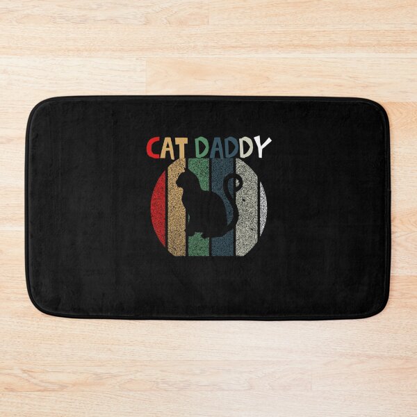 Item preview, iSalem Cat Daddy Vintage Eighties Style Cat Retro Distressed T-Shirt designed and sold by iSalem.