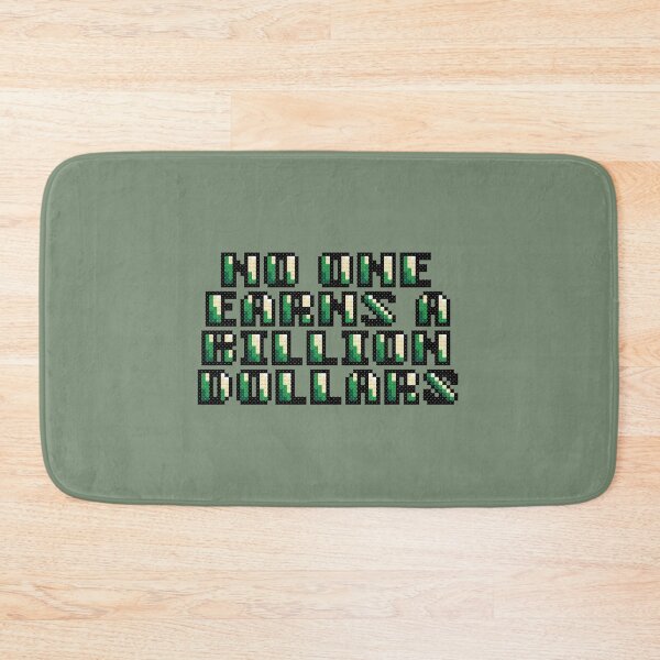 Item preview, No One Earns A Billion Dollars Cross Stitch Pixel Art designed and sold by CrossStitchQ.