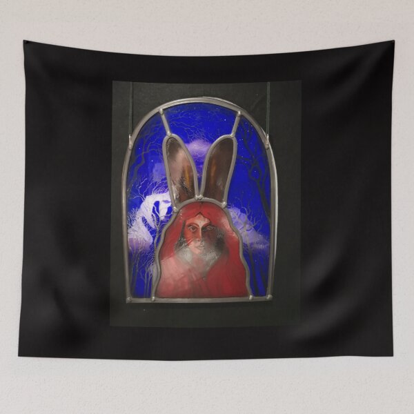 Item preview, Stained Glass Rabbit Face designed and sold by Autographix.