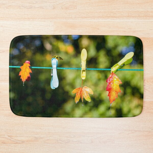 Item preview, Leaves on a line designed and sold by FOLK ART FUSION by heidiannemorris.