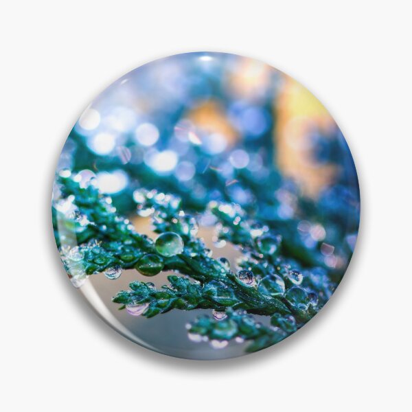 Item preview, Raindrops on Leylandii  designed and sold by FOLK ART FUSION by heidiannemorris.