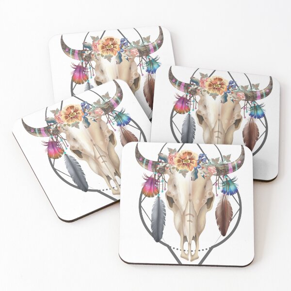 Item preview, Geometric and Bison Skull designed and sold by Ninjawhere.