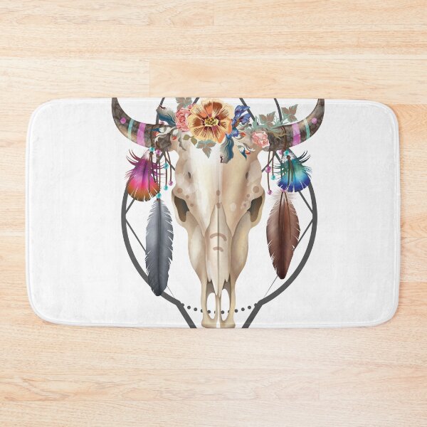 Item preview, Geometric and Bison Skull designed and sold by Ninjawhere.