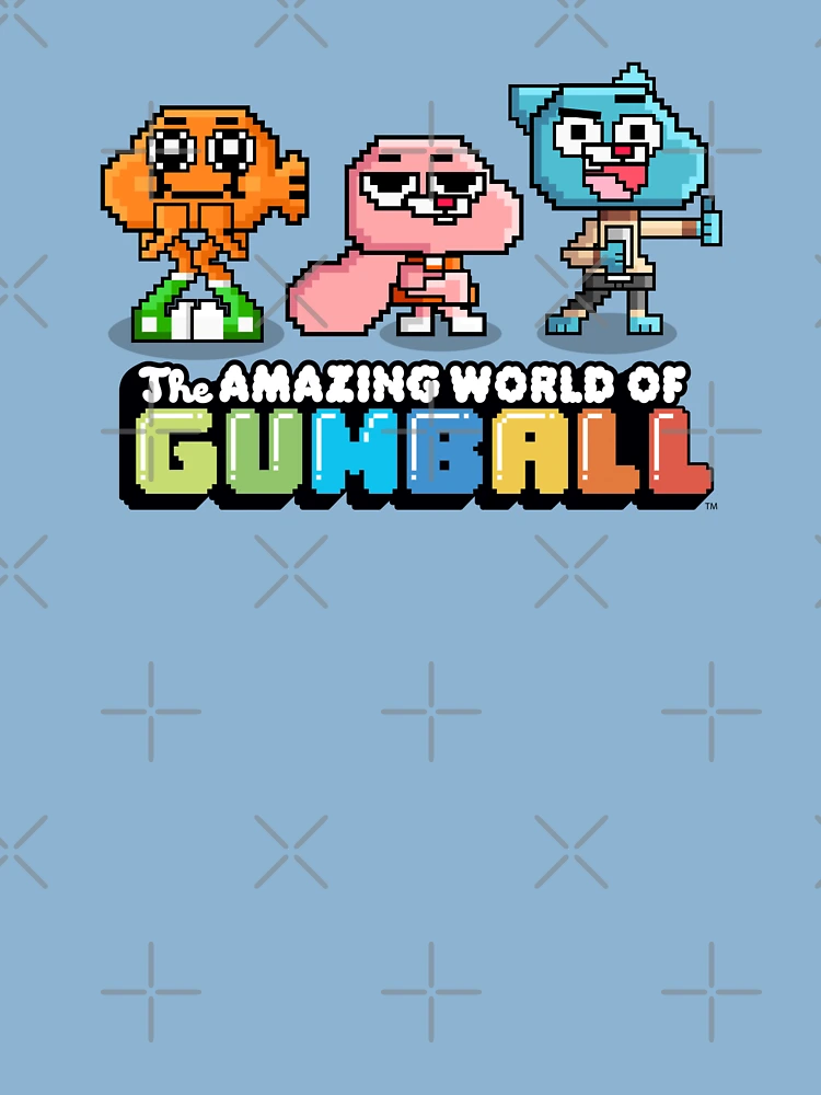 The Amazing World of Gumball 8-Bit RPG Video Game Tapestry for💚 Deixe ...