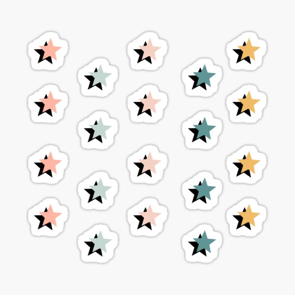 STARS Sticker for Sale by DesignOnTshirt