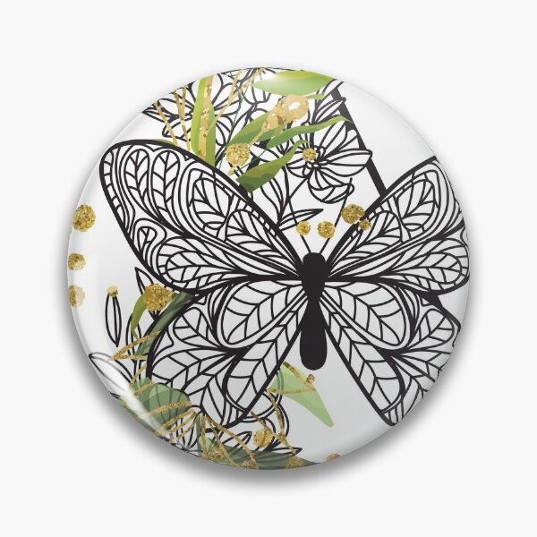 Item preview, Butterfly And Flowers designed and sold by Ninjawhere.
