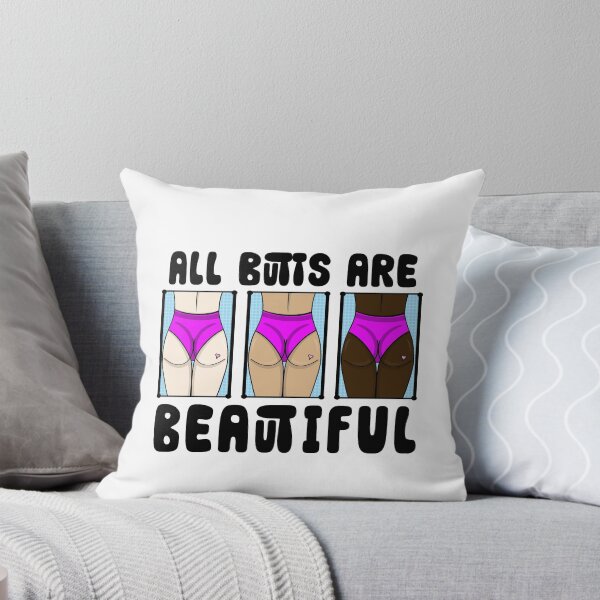 Item preview, All Butts Are Beautiful (black text) designed and sold by potatoegoat.