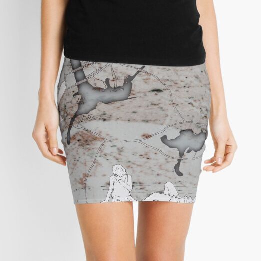 Composite #13 (Somewhereville) Mini Skirt