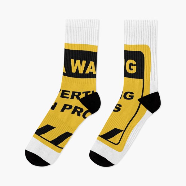 Item preview, Warning Sign "Warning Overthinking In Progress" Sayings Sarcasm Humor Quotes designed and sold by ColorMeHappy123.
