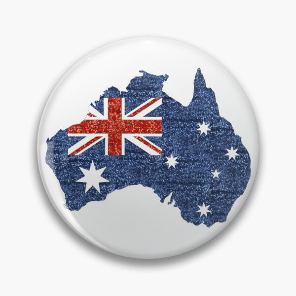 Artikelvorschau, Australische Flagge mit Pailletten-Print entworfen und verkauft von Gossip Rag.