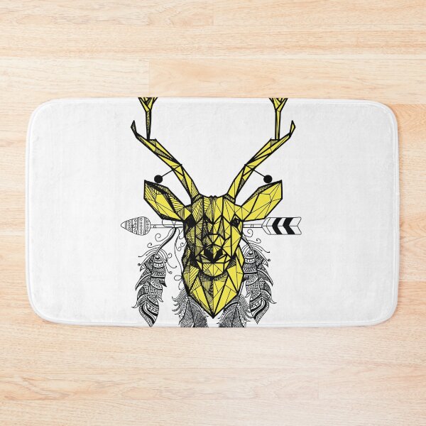 Item preview, Stag Head and Feathers designed and sold by Ninjawhere.