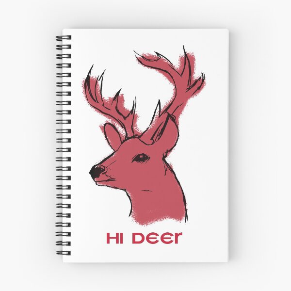 Item preview, Red deer with text designed and sold by GlowDoodles.