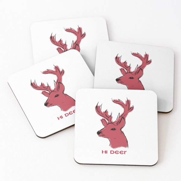 Item preview, Red deer with text designed and sold by GlowDoodles.