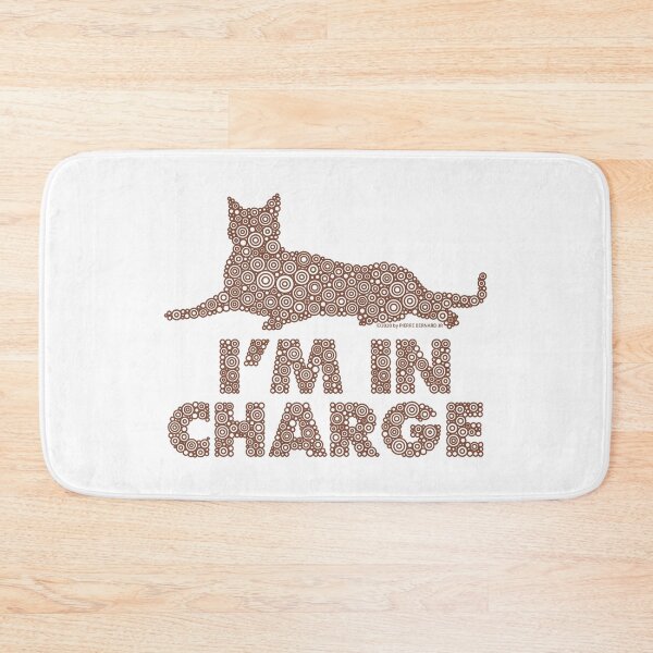 Item preview, I’m In Charge Cat Circle Design - Brown designed and sold by Pierre Bernard Jr.