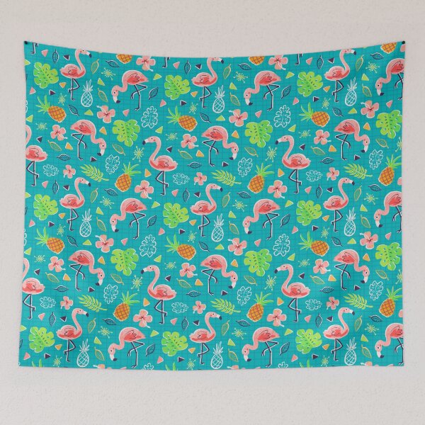 Item preview, Summer Flamingos designed and sold by AllyArtDesigns.