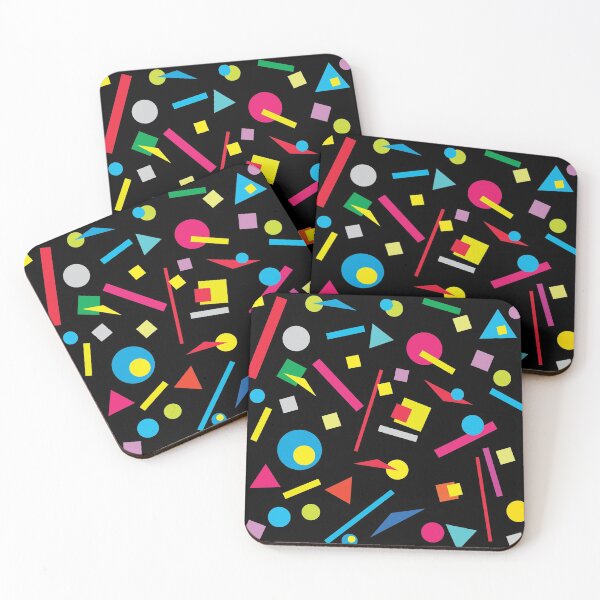 Item preview, 80s Blitz - Coloured Retro Shapes - Classic 80s 90s - RS #4 designed and sold by QuarterMoon.