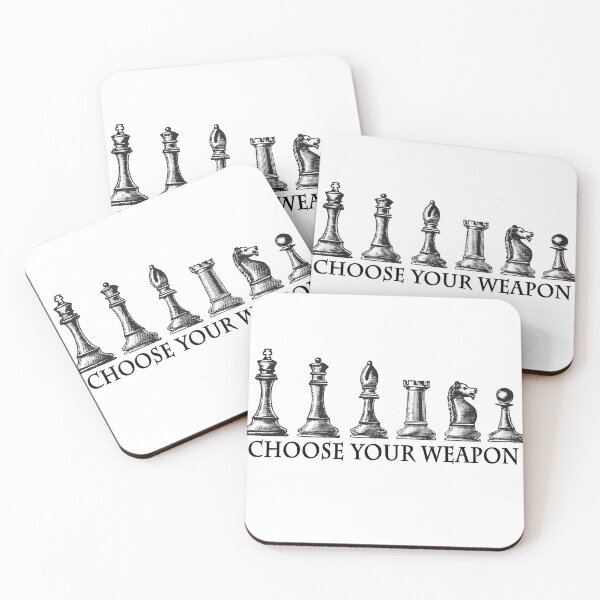 Item preview, Choose Your Weapon Funny Chess Gift For Chess Lovers designed and sold by OhmyShop.