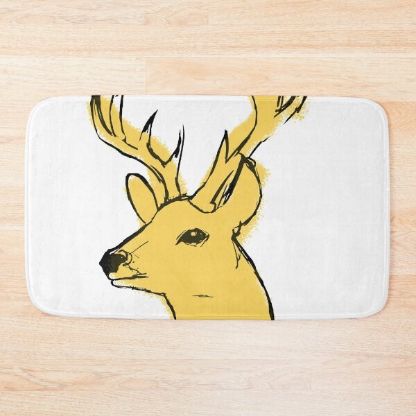 Item preview, yellow deer designed and sold by GlowDoodles.