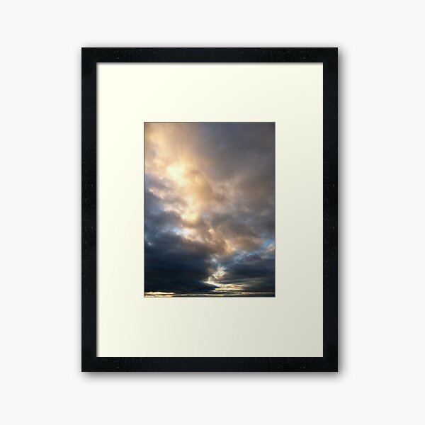 Edmonds Sky Framed Art Print