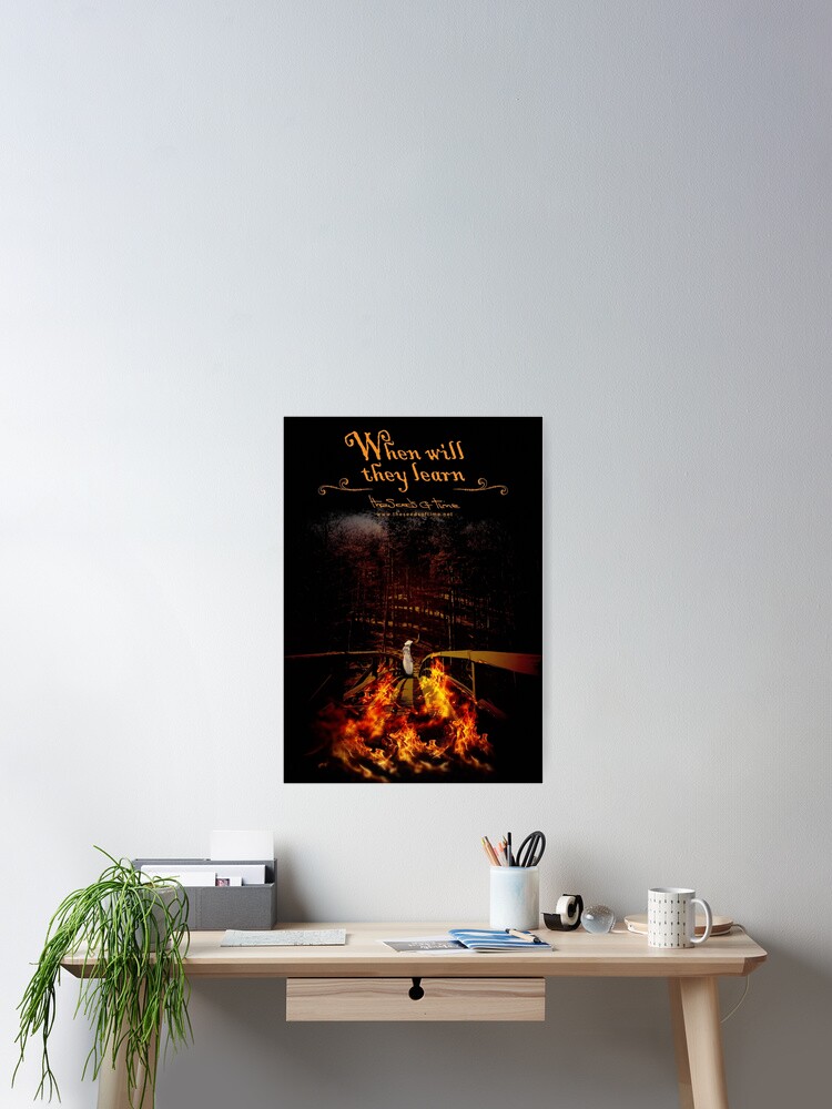 Thumbnail 2 of 3, Poster, When will they learn designed and sold by theseedsoftime.