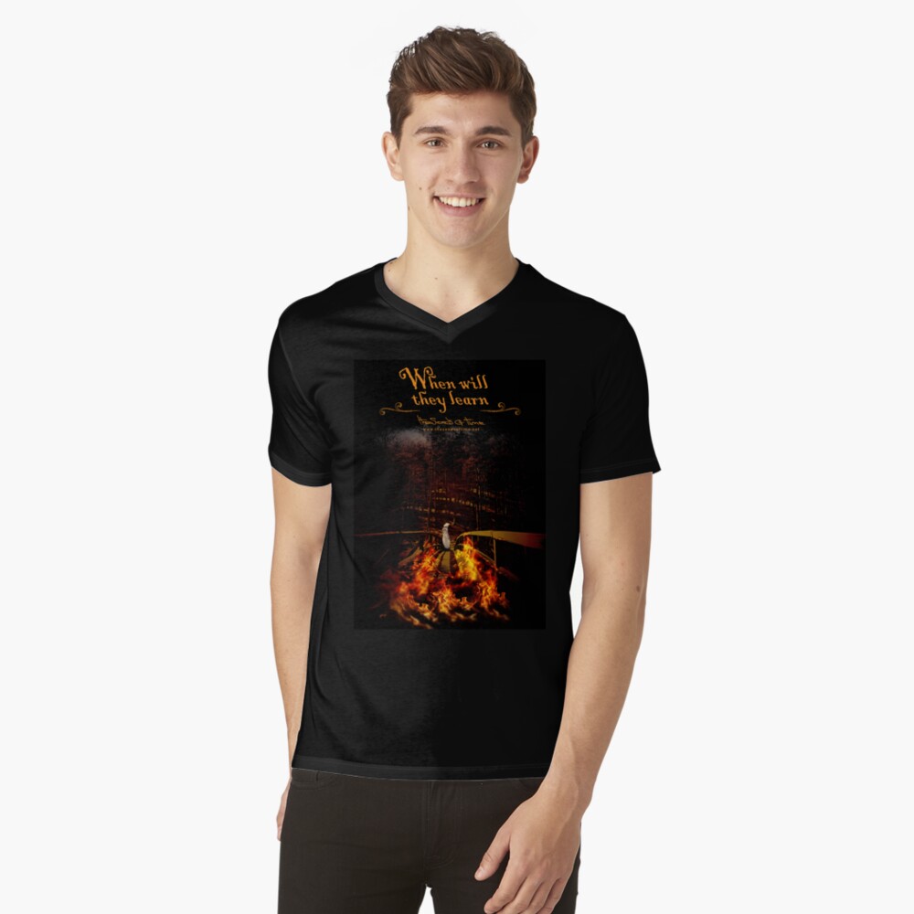Item preview, V-Neck T-Shirt designed and sold by theseedsoftime.