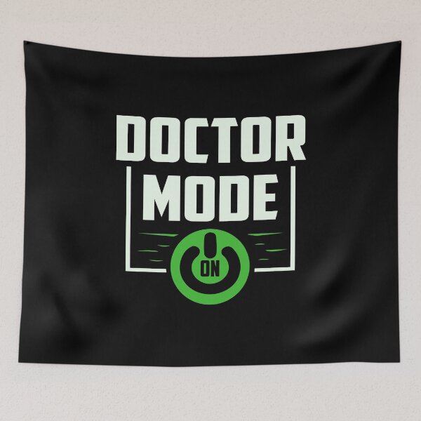 Item preview, Funny Doctor Mode On Design As Medicine Hospital Gift print designed and sold by AYDreamers.