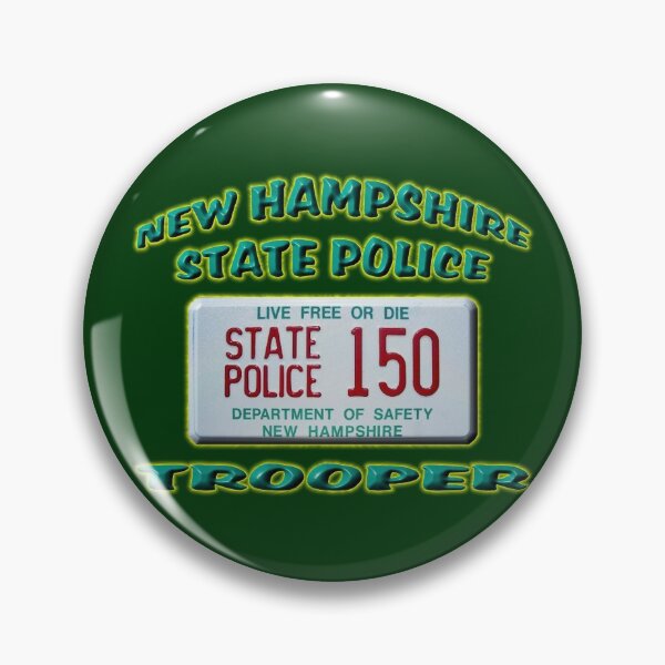 Item preview, New Hampshire State Police License Plate designed and sold by Lawrence Baird.