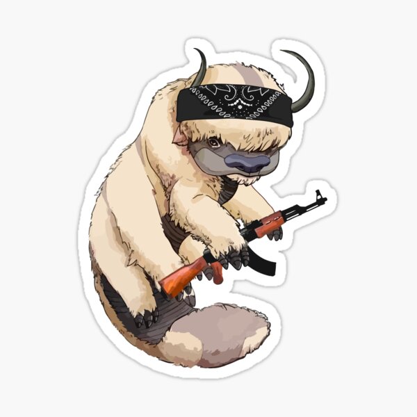 Appa With A Choppa Sticker