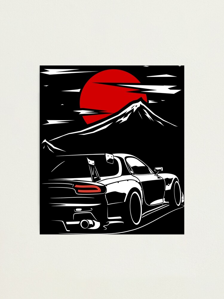 InitialD RX-7 FC3S Drawing by Brap - Fine Art America