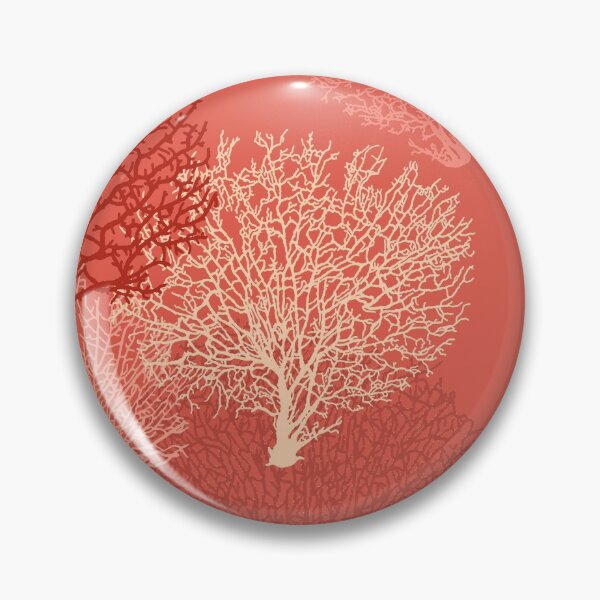 Item preview, Fan Coral Print, Shades of Coral Orange  designed and sold by Marymarice.
