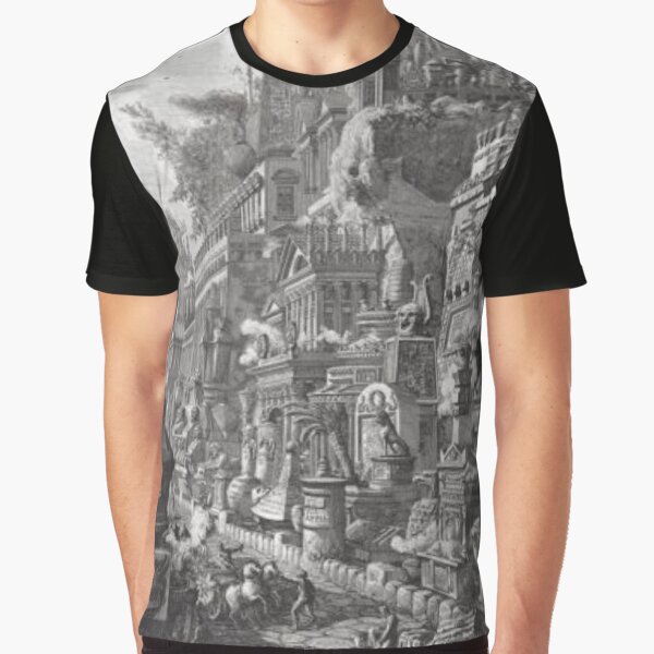 Item preview, Giovanni Battista Piranesi, 18th century etching: Fantastical view of the Via Appia, veduta de fantasia designed and sold by coolkatia.