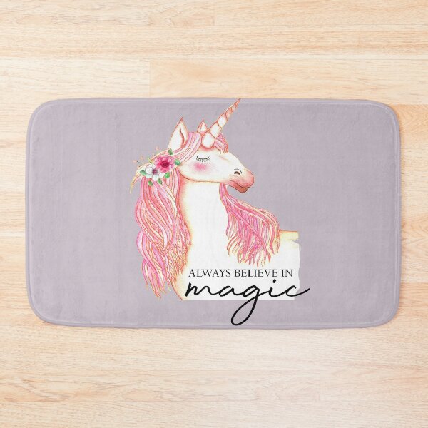 Item preview, Always believe in magic, pink unicorn designed and sold by latiendadearyam.