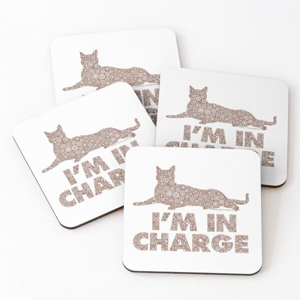 Item preview, I’m In Charge Cat Circle Design - Brown designed and sold by Pierre Bernard Jr.