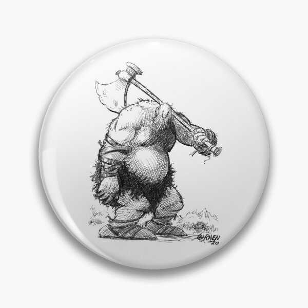 Item preview, Dude with an Axe designed and sold by FunToons.