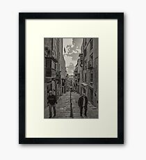 Pedestrians Framed Print