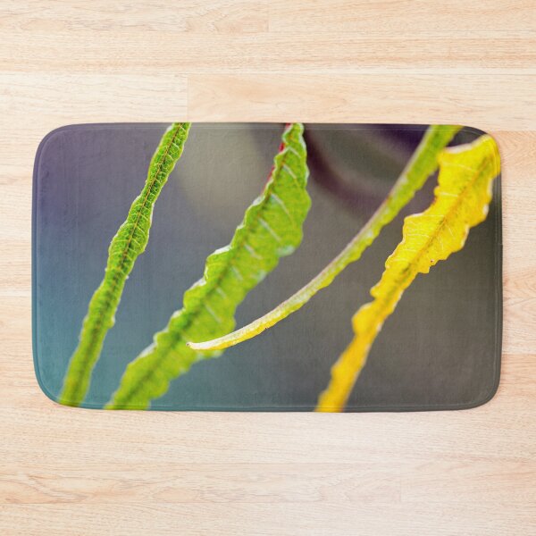 Item preview, Three green leaves one yellow designed and sold by FOLK ART FUSION by heidiannemorris.